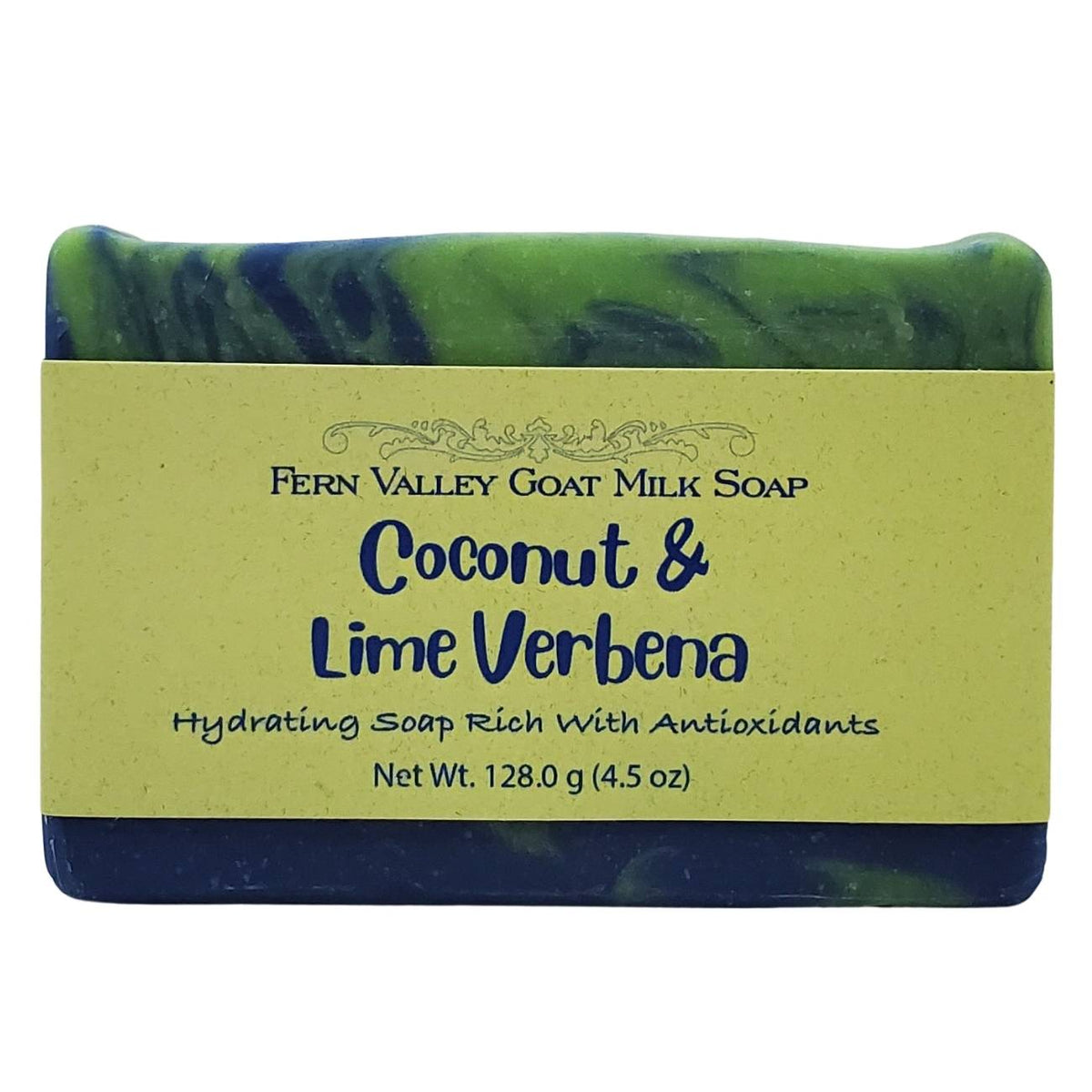Handmade Goat Milk Soap | Hydrating With Antioxidants | Tropical Coconut & Lime Verbena Scent