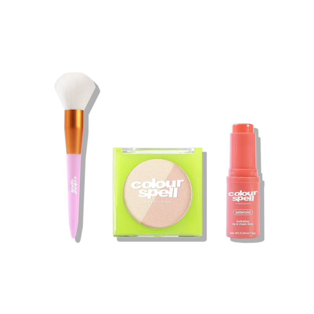 #Glowup Collection- Highlight, Blush & Brush
