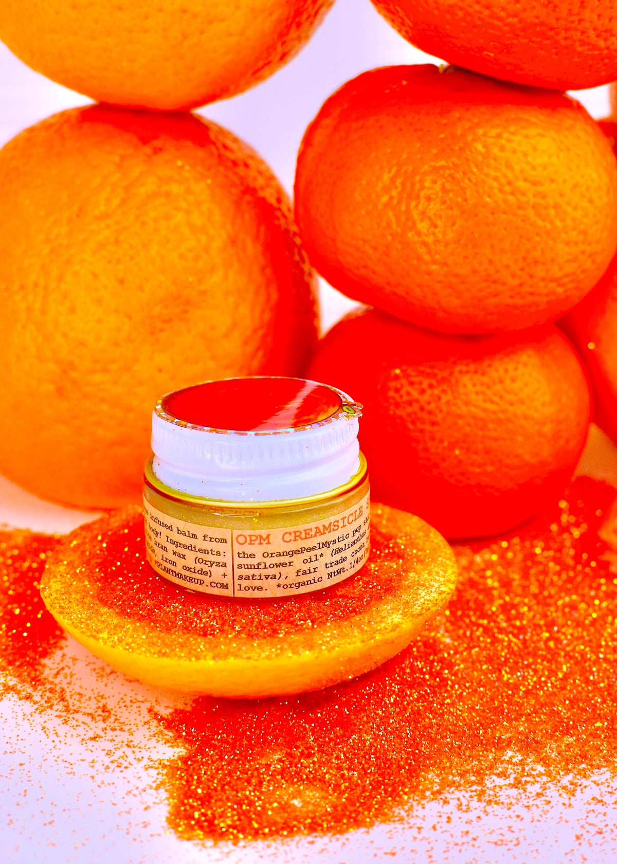 Orange Creamsicle Shimmer Balm