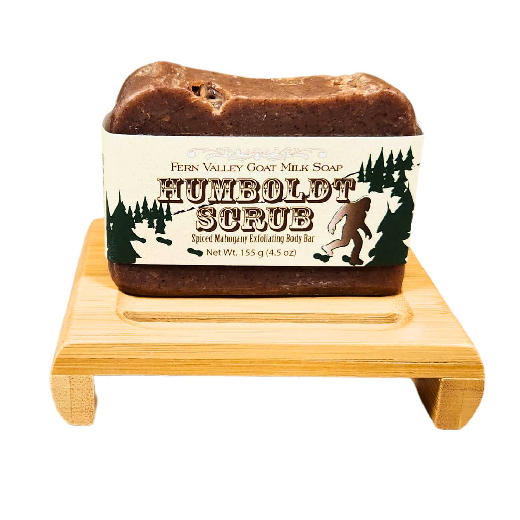 Natural Goat Milk Soap | Exfoliating Body Bar | Humboldt Scrub