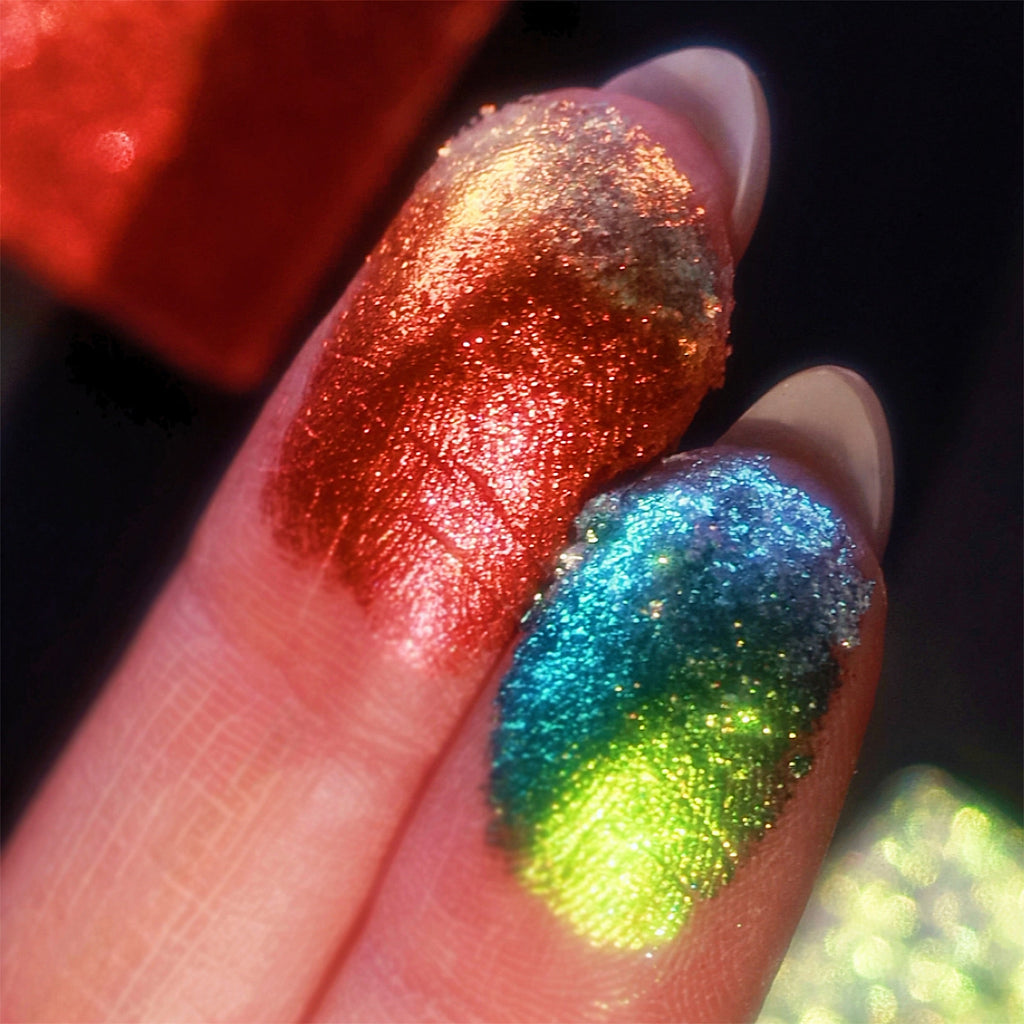 FESTIVE ELEGANCE - MULTICHROME SPLIT PAN SINGLES ONLY (Magnetic Pan)