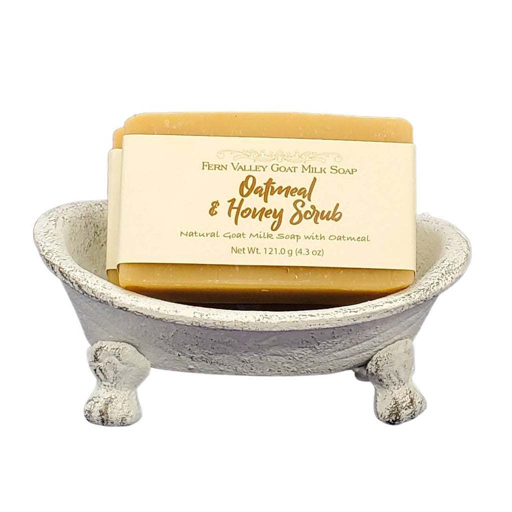 Natural Goat Milk Soap | Exfoliating Scrub | Oatmeal & Honey
